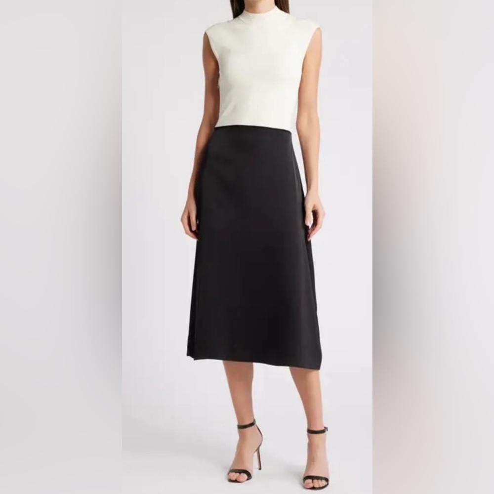BOSS Ferdola Mixed Media Dress size medium